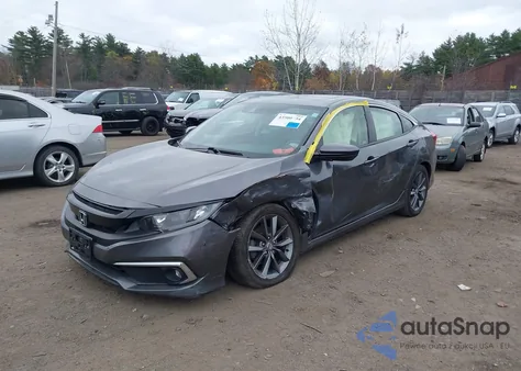 2019 Honda Civic Ex z USA, uszkodzony, nr VIN JHMFC1F35KX007849